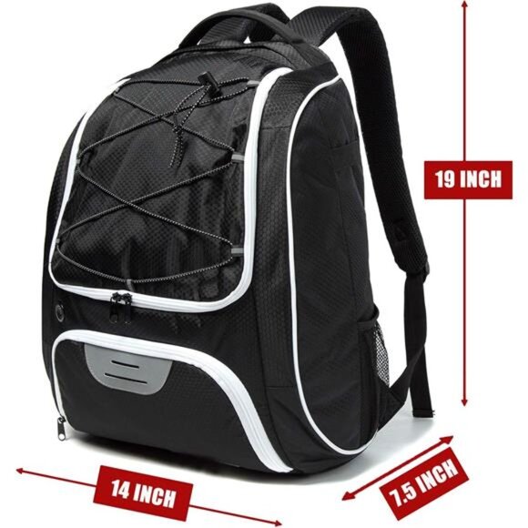 Baseball Bag - Baseball Backpack for Youth and Adults, Softball Bat Bag - Picture 4 of 6